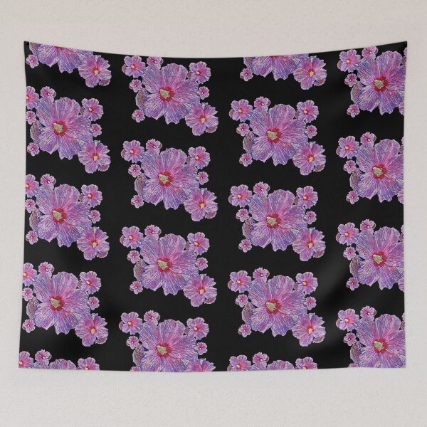Item preview, Multicolor flower print designed and sold by Susan Gallup.