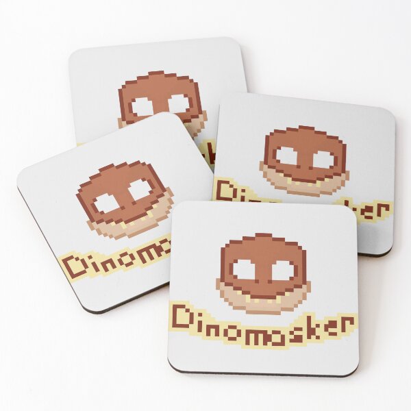 Item preview, T-rex Dinomasker Pixel Art designed and sold by NewtsNovelty.