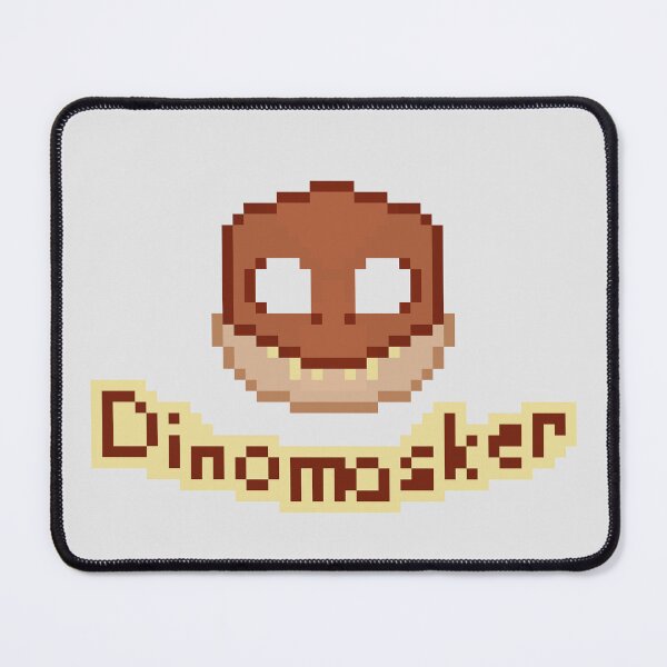 Item preview, T-rex Dinomasker Pixel Art designed and sold by NewtsNovelty.