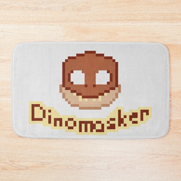 Item preview, T-rex Dinomasker Pixel Art designed and sold by NewtsNovelty.