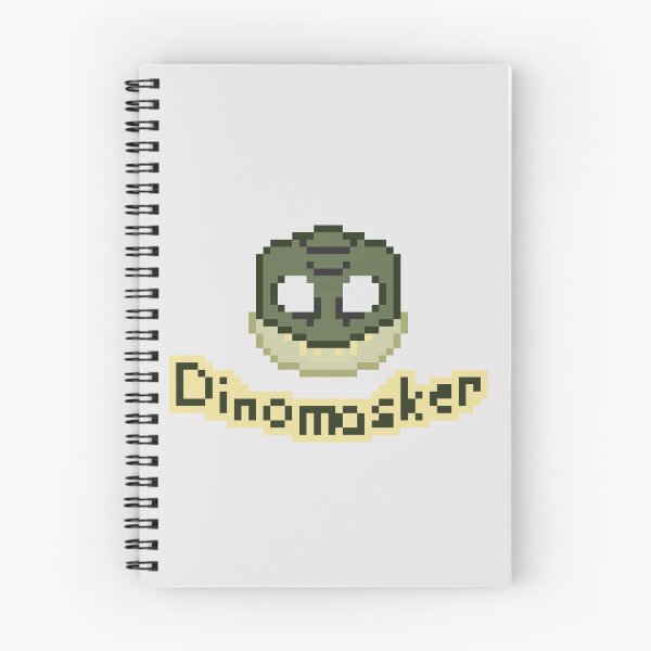 Item preview, T-rex Dinomasker Pixel Art V2 designed and sold by NewtsNovelty.