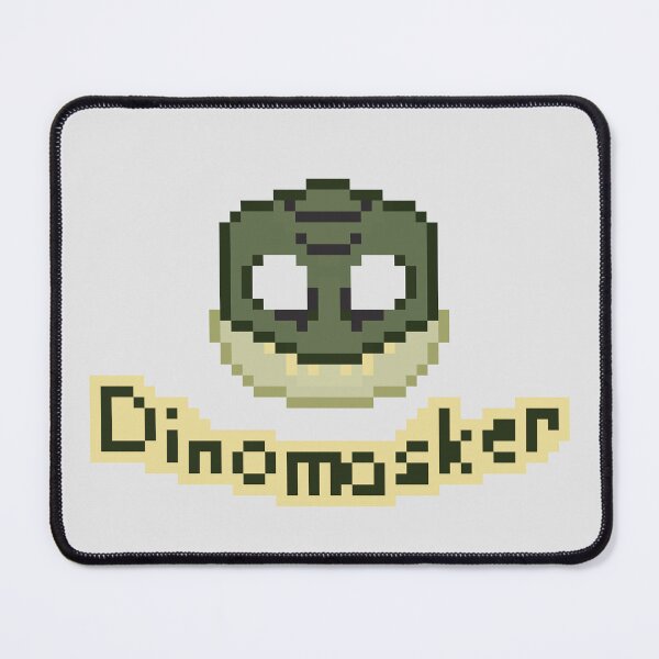 Item preview, T-rex Dinomasker Pixel Art V2 designed and sold by NewtsNovelty.