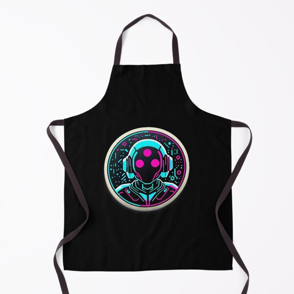 Item preview, Neon Futuristic AI Headset Design designed and sold by artwaves.