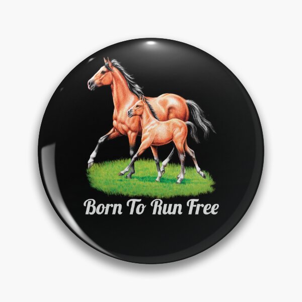 Item preview, Horse Lovers Design Born To Run Free designed and sold by fantasticdesign.