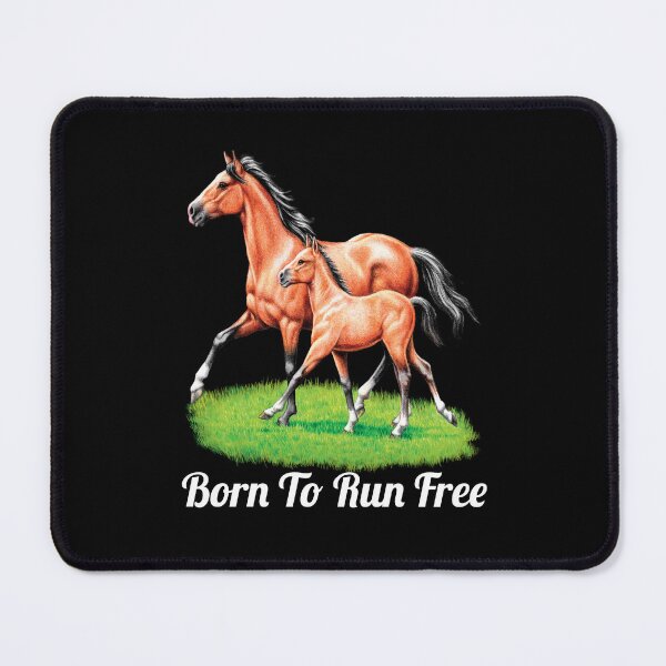 Item preview, Horse Lovers Design Born To Run Free designed and sold by fantasticdesign.