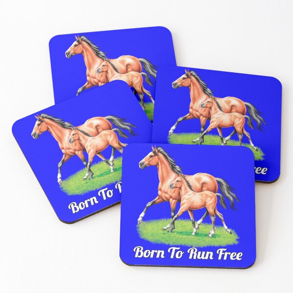 Item preview, Horse Lovers Design Born To Run Free designed and sold by fantasticdesign.