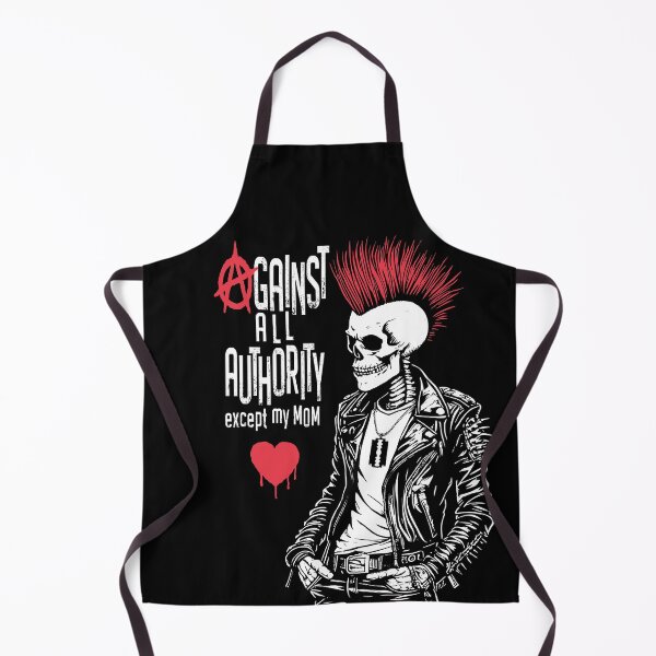 Item preview, Against All Authority Except My Mom Funny Punk Rock Skeleton designed and sold by GrandeDuc.