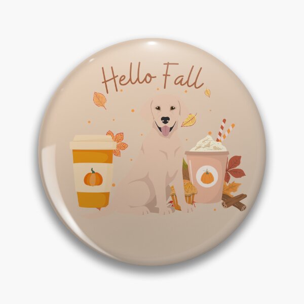 Item preview, Labrador Retriever Dog, Hello Fall designed and sold by thedoglovershop.