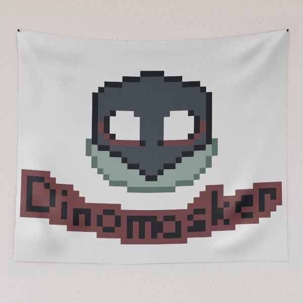 Item preview, Therizinosaurus Dinomasker Pixel Art  designed and sold by NewtsNovelty.