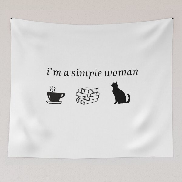 Item preview, IAM A SIMPLE WOMAN designed and sold by Luka  Emad.