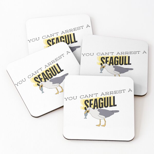 Item preview, You Can't Arrest A Seagull V1 designed and sold by JumpinJacks.