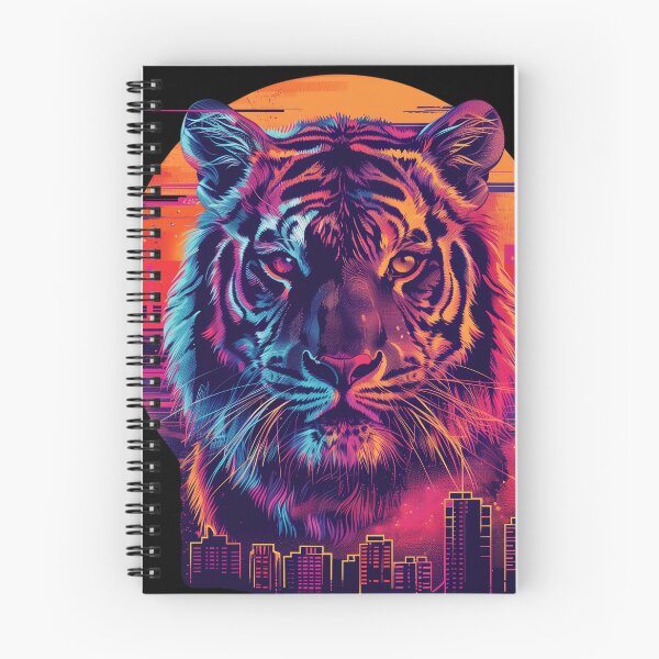 Item preview, Neon Urban Tiger Illustration designed and sold by AIStudioProject.