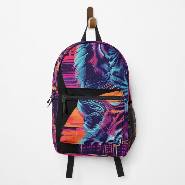Item preview, Neon Urban Tiger Illustration designed and sold by AIStudioProject.