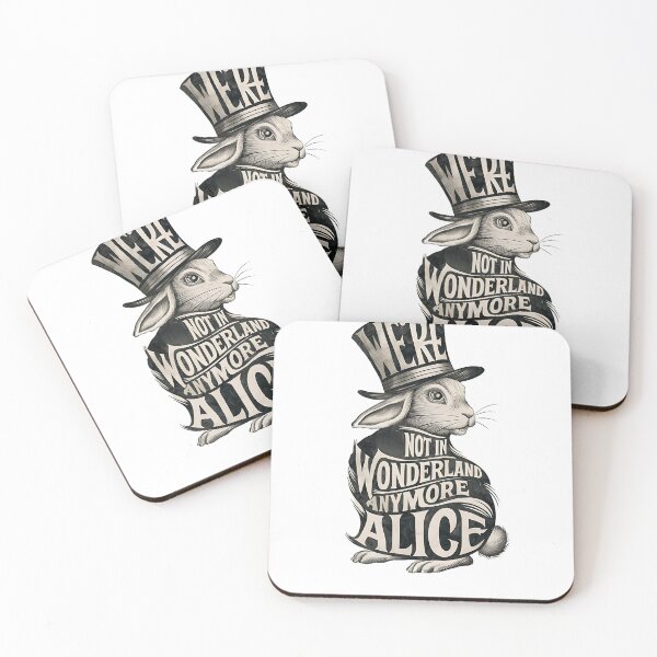 Item preview, We're Not In Wonderland Anymore ALICE designed and sold by FocusedPatterns.