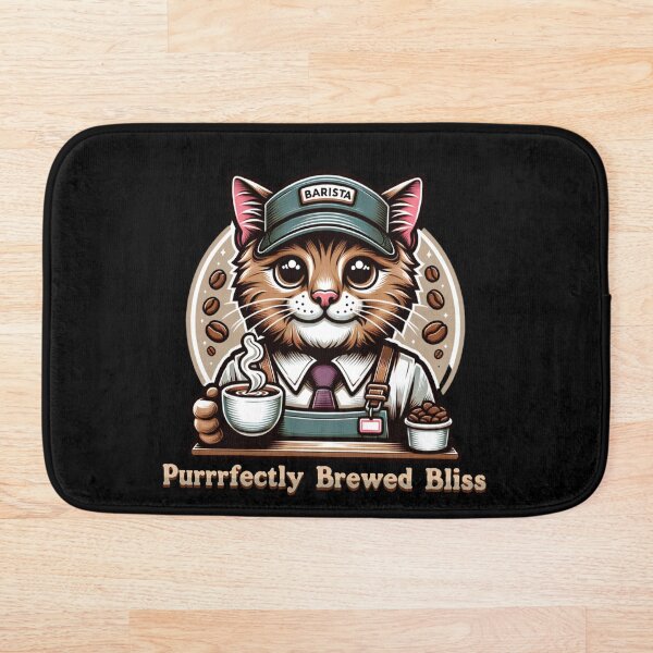Item preview, Feline Brewmaster designed and sold by JavaJokeTees.