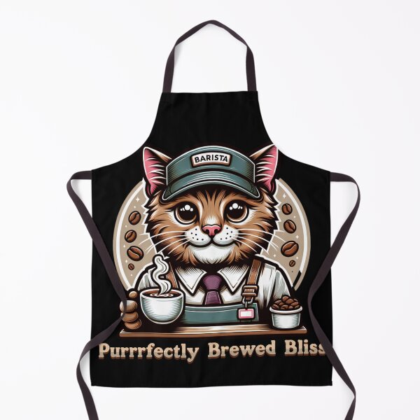 Item preview, Feline Brewmaster designed and sold by JavaJokeTees.