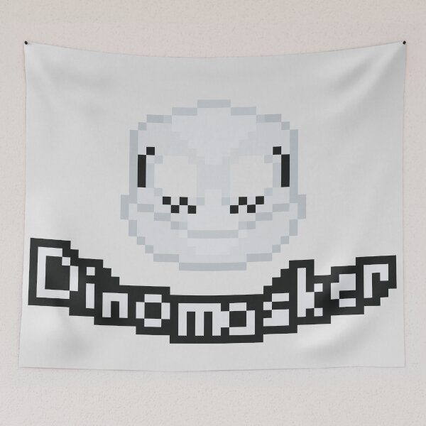 Item preview, Atrociraptor Dinomasker Pixel Art  designed and sold by NewtsNovelty.