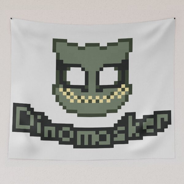 Item preview, Giganotosaurus Dinomasker Pixel Art  designed and sold by NewtsNovelty.