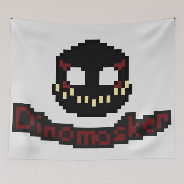 Item preview, Indoraptor Dinomasker Pixel Art  designed and sold by NewtsNovelty.