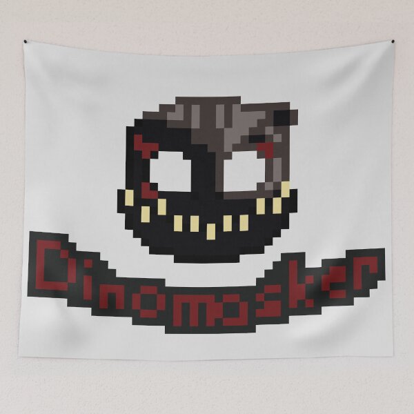 Item preview, Indoraptor Dinomasker Pixel Art V2 designed and sold by NewtsNovelty.
