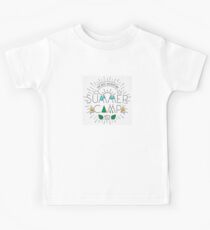 Summer Camp - Born for Adtentures Kids Tee