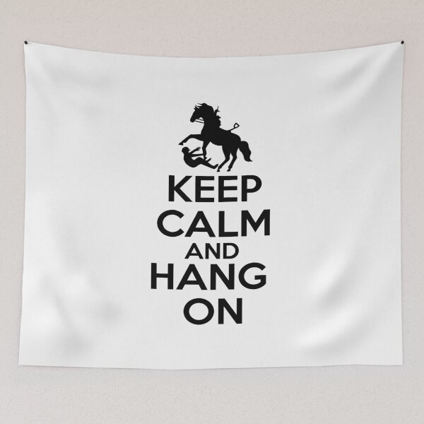 Item preview, Keep calm and hang on riding shirt designed and sold by Vectorqueen.