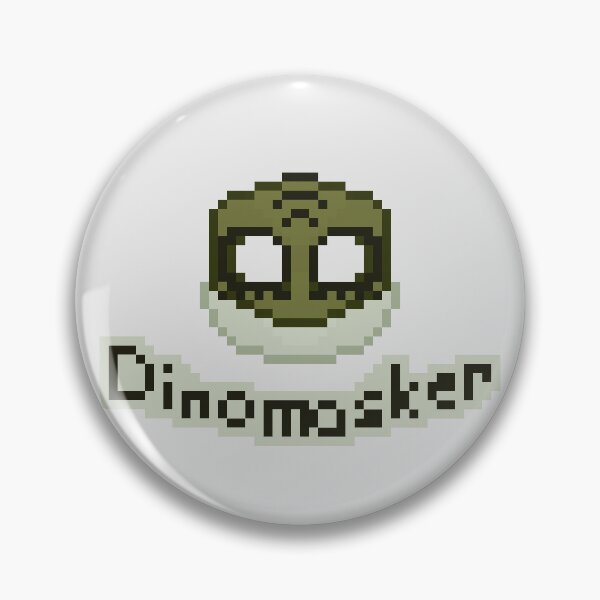 Item preview, Velociraptor Dinomasker Pixel Art V2 designed and sold by NewtsNovelty.