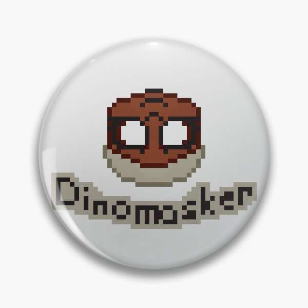 Item preview, Velociraptor Dinomasker Pixel Art V3 designed and sold by NewtsNovelty.