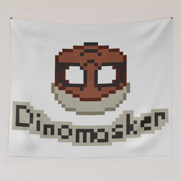 Item preview, Velociraptor Dinomasker Pixel Art V3 designed and sold by NewtsNovelty.