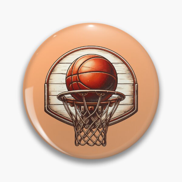 Item preview, Vintage Basketball Hoop Basketball Fan for Basketball player -  designed and sold by PurpleLoveStore.