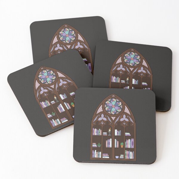Item preview, Stained glass book shelf  designed and sold by distortedbloom.designs.