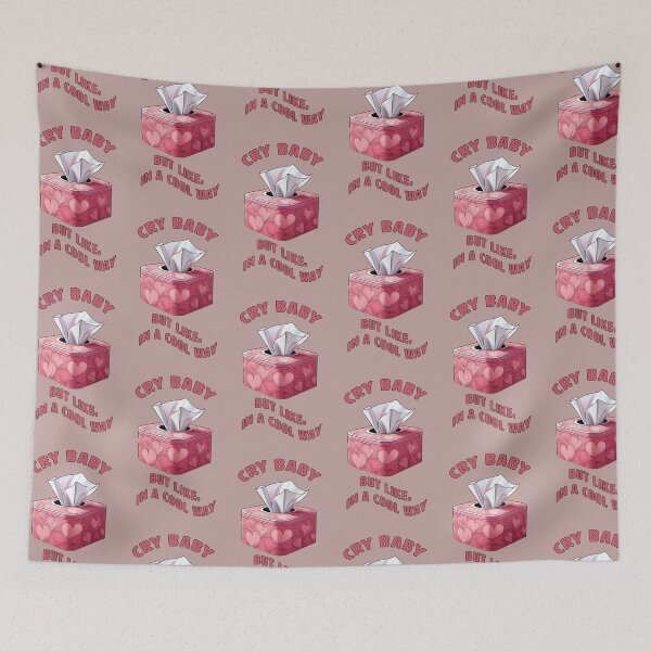 Aperçu de l'œuvre Serviettes roses Cry Baby créée et vendue par La Loca.