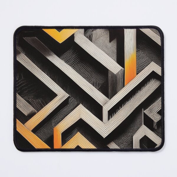 Item preview, Masculine art, golden,  gold and black, intersecting shapes and lines, classy, luxurious and appealing 3 designed and sold by navitalidesign.
