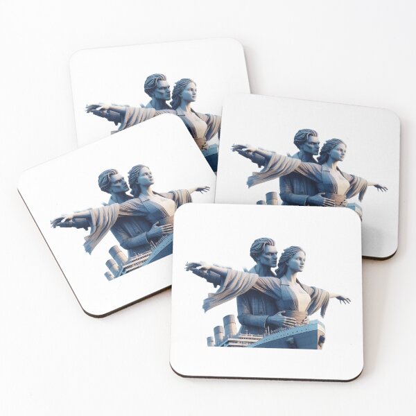 Item preview, Titanic Iconic Pose - Romantic Movie Design | Classic Love Scene Artwork designed and sold by Luxuriously.