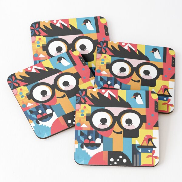 Item preview, Colorful Geeky Abstract Art designed and sold by Rafał Stadnik.