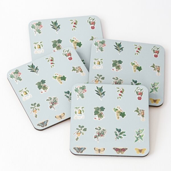 Item preview, Journaling vintage botanical illustrations fruits and butterflies designed and sold by camilacarvalho.