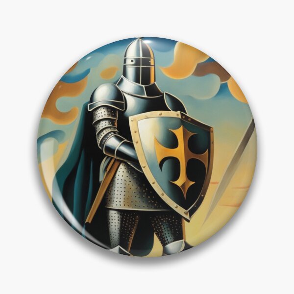 Item preview, Heroic Knight at Sunset designed and sold by koreatvtea.