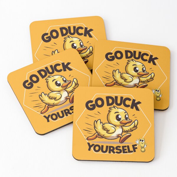 Item preview, Running Duck: 'Go Duck Yourself!' - Cute and Funny Duck DesignRunning Duck: 'Go Duck Yourself!' - Cute and Funny Duck Design designed and sold by Ali Doodles.