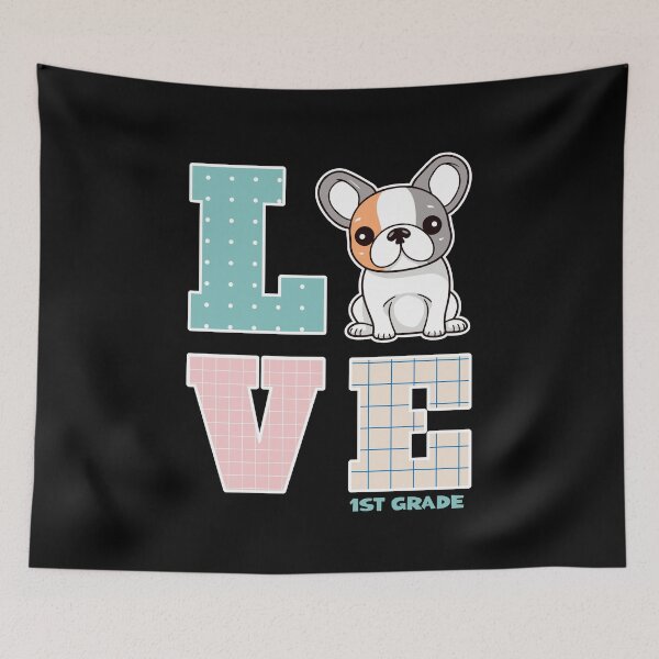 Item preview, Love 1st Grade Cute Dog Design designed and sold by CALIMASHIRTS.