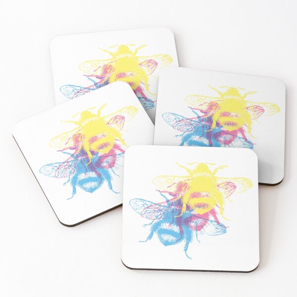 Item preview, Bees Bee-ing environmental, honey bumble bee designed and sold by Dinahspace.