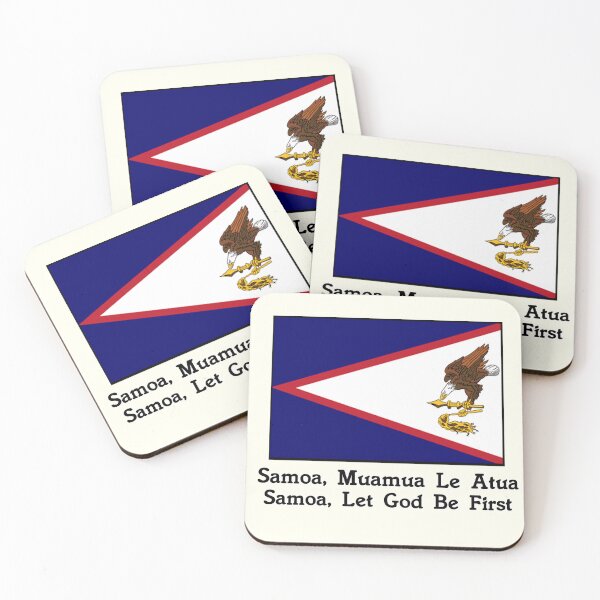 Item preview, American Samoa, motto ('Samoa, Muamua Le Atua', 'Samoa, Let God Be First'  designed and sold by GoodNRG Boutique .