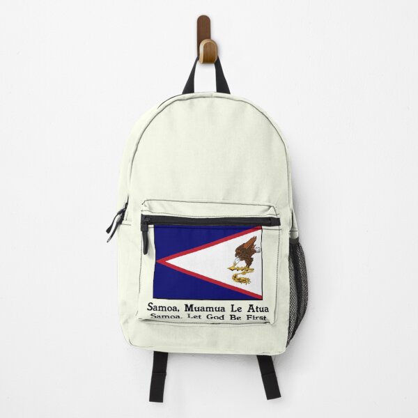 Item preview, American Samoa, motto ('Samoa, Muamua Le Atua', 'Samoa, Let God Be First' designed and sold by GoodNRG Boutique .