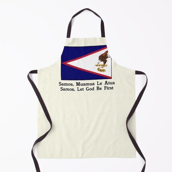 Item preview, American Samoa, motto ('Samoa, Muamua Le Atua', 'Samoa, Let God Be First' designed and sold by GoodNRG Boutique .
