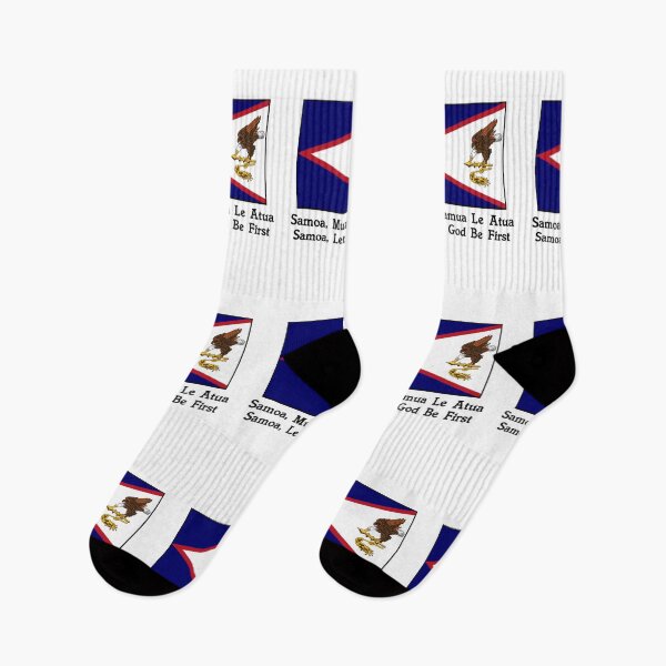 Item preview, American Samoa, motto ('Samoa, Muamua Le Atua', 'Samoa, Let God Be First' designed and sold by GoodNRG Boutique .
