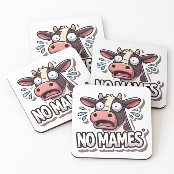 Item preview, No Mames Surprised Cow Sticker - Funny Mexican Humor designed and sold by AlebrijeArtstry.