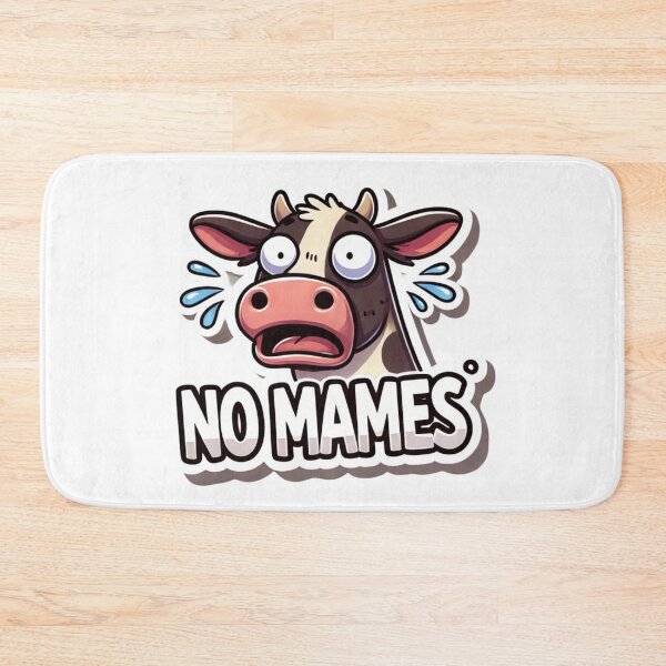 Item preview, No Mames Surprised Cow Sticker - Funny Mexican Humor designed and sold by AlebrijeArtstry.