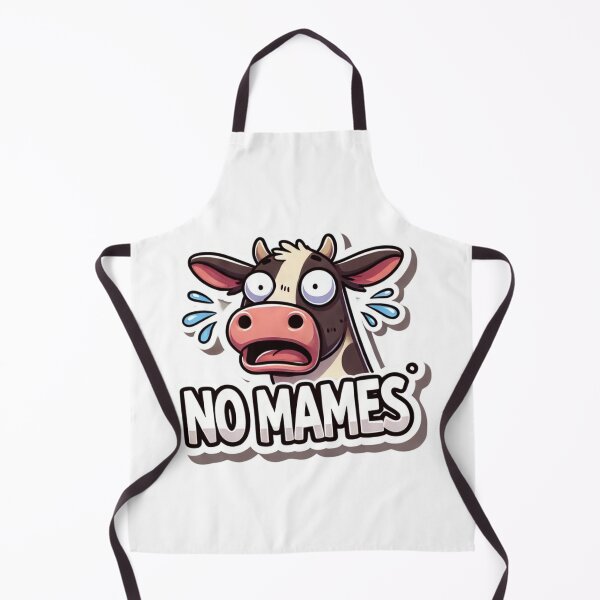 Item preview, No Mames Surprised Cow Sticker - Funny Mexican Humor designed and sold by AlebrijeArtstry.