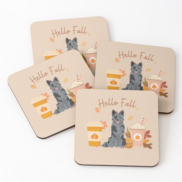 Item preview, Perro Mudi, Hola Otoño designed and sold by thedoglovershop.