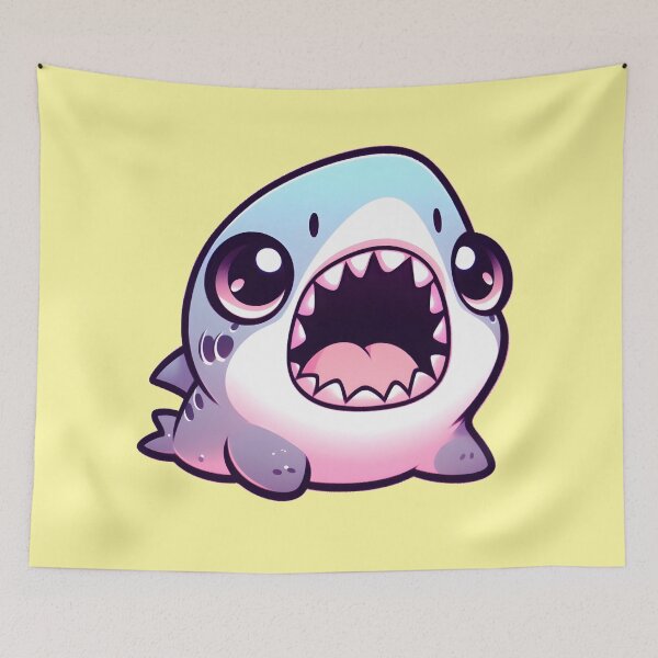 Item preview, Cute shark designed and sold by Anna Halasek.