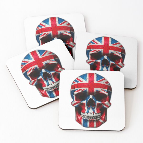 Item preview, British skull designed and sold by DMFPRINTS.